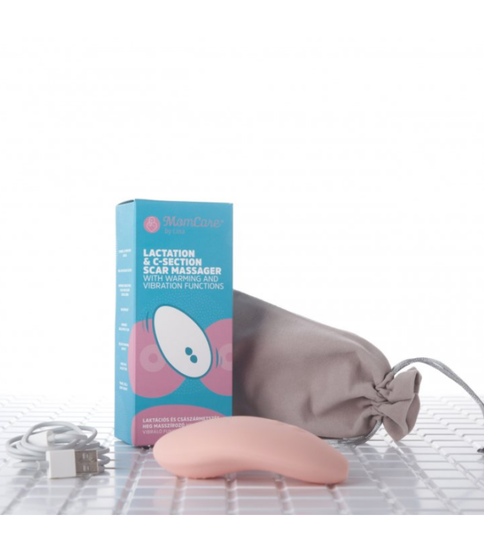 MomCare Masážny prístroj na podporu laktácie a masáž jazvy po cisárskom reze 